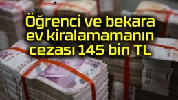 Öğrenci ve bekara ev kiralamamanın cezası 145 bin TL