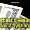 Serbest piyasada döviz fiyatları!