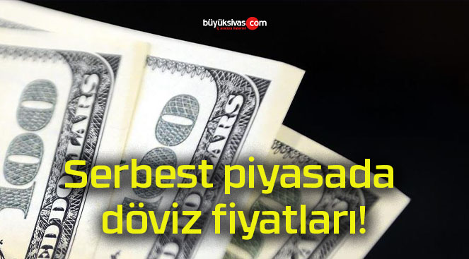 Serbest piyasada döviz fiyatları!