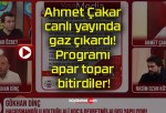 Ahmet Çakar canlı yayında gaz çıkardı! Programı apar topar bitirdiler!