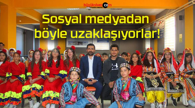 Sosyal medyadan böyle uzaklaşıyorlar!