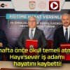 İki hafta önce okul temeli atmıştı! Hayırsever iş adamı hayatını kaybetti!