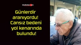 Günlerdir aranıyordu! Cansız bedeni yol kenarında bulundu!