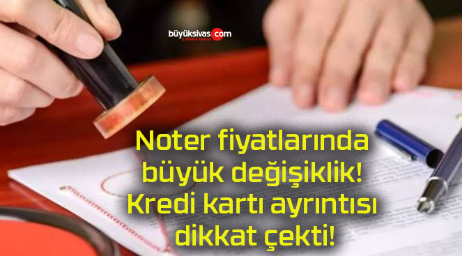 Noter fiyatlarında büyük değişiklik! Kredi kartı ayrıntısı dikkat çekti!