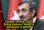 Cevdet Yılmaz, 2025 Bütçe Kanunu Teklifi’ni Komisyon’a getirdi