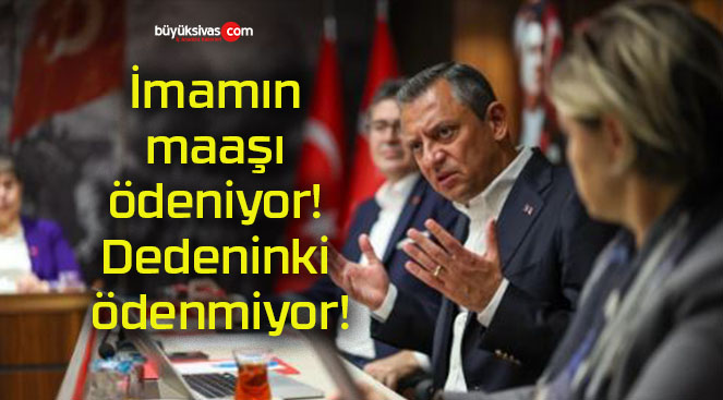 İmamın maaşı ödeniyor! Dedeninki ödenmiyor!