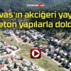 Sivas’ın akciğeri yayla beton yapılarla doldu!