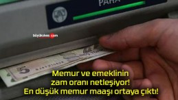 Memur ve emeklinin zam oranı netleşiyor! En düşük memur maaşı ortaya çıktı!