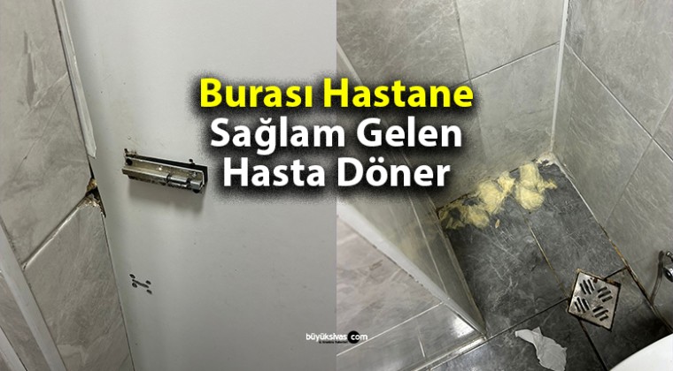 Hastanenin Acil Girişindeki Tuvaletler İlgisizlikten Pislik İçinde