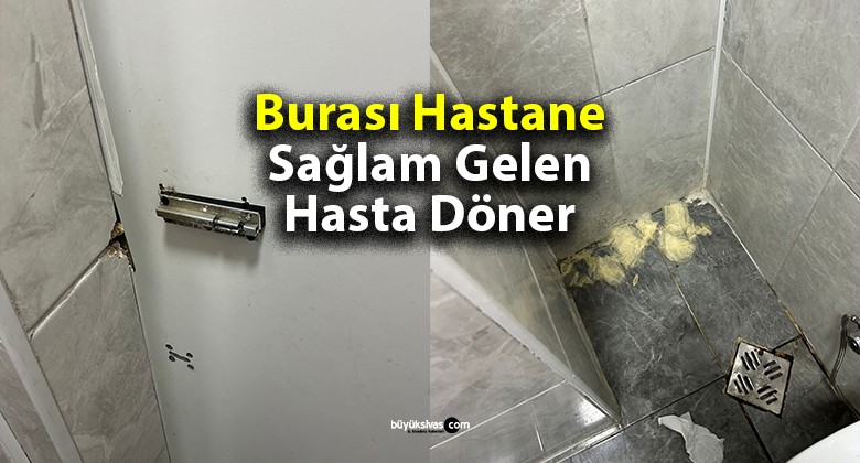 Hastanenin Acil Girişindeki Tuvaletler İlgisizlikten Pislik İçinde