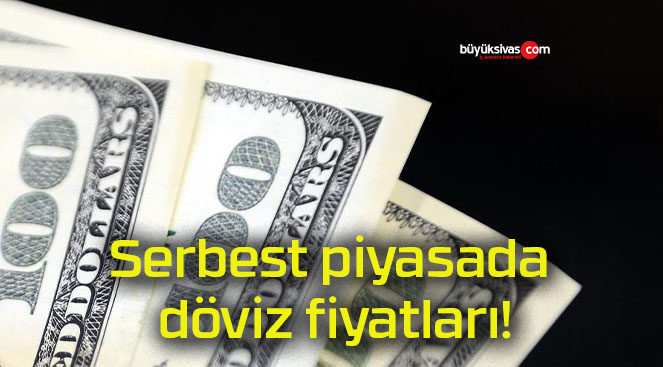 Serbest piyasada döviz fiyatları!