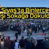 Sivas’ta Binlerce Kişi Sokağa Döküldü: “Gazze 365 Gündür Direniyor!”