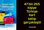 47 bin 265 kişiye Türkiye Kart satışı gerçekleşti!