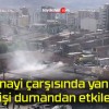 Sanayi çarşısında yangın 3 kişi dumandan etkilendi!