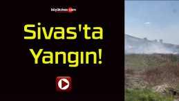 Sivas’ta Yangın!