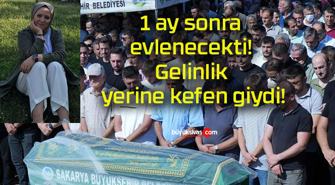 1 ay sonra evlenecekti! Gelinlik yerine kefen giydi!