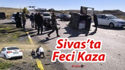 Sivas’ta Trafik Kazası: Yıldızeli-Direkli-Bedirli Yol Ayrımında 6 Kişi Yaralandı