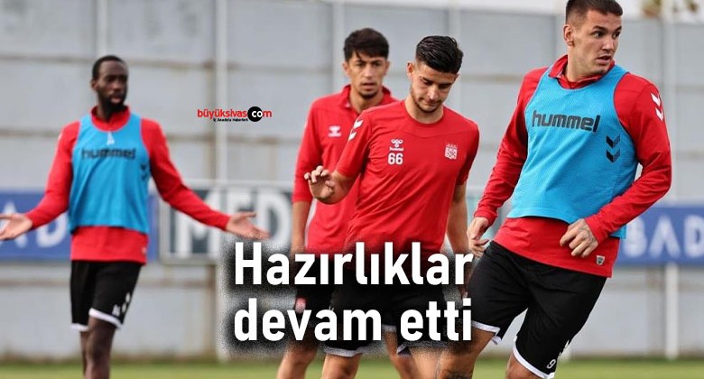 Sivasspor, Hatayspor Maçı Hazırlıklarına Devam Ediyor