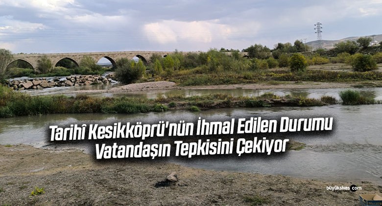 Sivas’ta Tarihî Kesikköprü’nün İhmal Edilen Durumu Vatandaşın Tepkisini Çekiyor