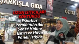 Sivas Perakendeciler Sebze Halinde Esnaf Isınmak İstiyor