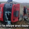 Sivas’ta İtfaiye Aracı Kaza Yaptı