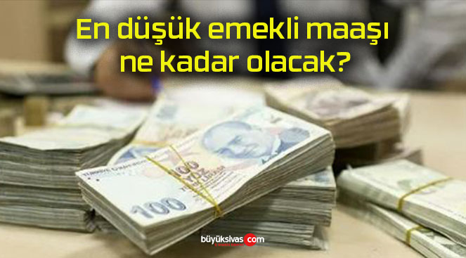 En düşük emekli maaşı ne kadar olacak?