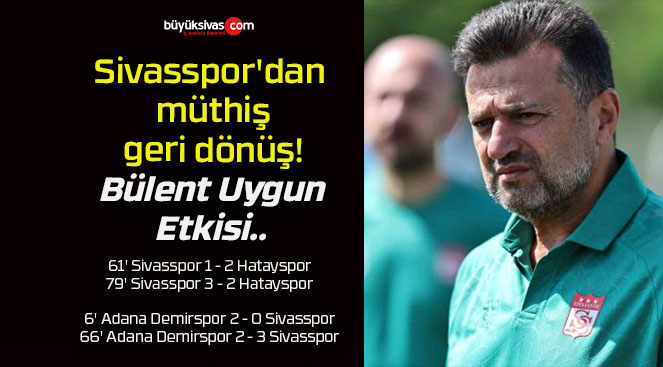 Sivasspor’dan müthiş geri dönüş!