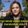 Karga sevip video paylaştı! Karakolluk oldu!