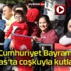 Cumhuriyet Bayramı Sivas’ta coşkuyla kutlandı!