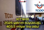 KİT’lerin 2025 yatırım büyüklüğü 405.5 milyar lira oldu!