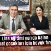 Lise eğitimi yarıda kalan esnaf çocukları için büyük fırsat