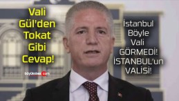 Vali Gül’den Tokat Gibi Cevap!