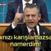 Alnınızı karışlamazsam namerdim!