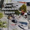 Sivas’ta Sağ Şeritten Geçmek İsteyen Motosiklet Sürücüsü Kaza Yaptı