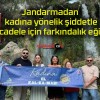 Jandarmadan kadına yönelik şiddetle mücadele için farkındalık eğitimi!