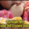 Türkiye’nin yüzde 94’ü obez olacak!