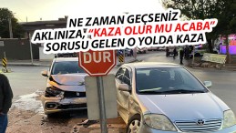 Mehmet Akif Ersoy Mahallesi Özel İdare Kavşağında Trafik Kazası