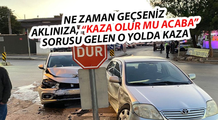 Mehmet Akif Ersoy Mahallesi Özel İdare Kavşağında Trafik Kazası