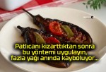 Patlıcanı kızarttıktan sonra bu yöntemi uygulayın, fazla yağı anında kayboluyor…