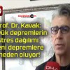 Prof. Dr. Kavak: Büyük depremlerin stres dağılımı yeni depremlere neden oluyor!