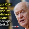 Özgür Özel sana diyorum! İddiaların aynen şahsın gibi çürüktür!