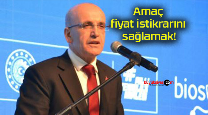 Amaç fiyat istikrarını sağlamak!