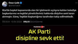 AK Parti disipline sevk etti!