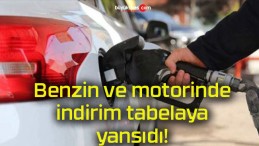 Benzin ve motorinde indirim tabelaya yansıdı!