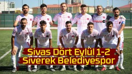 Sivas Dört Eylül 1-2 Siverek Belediyespor