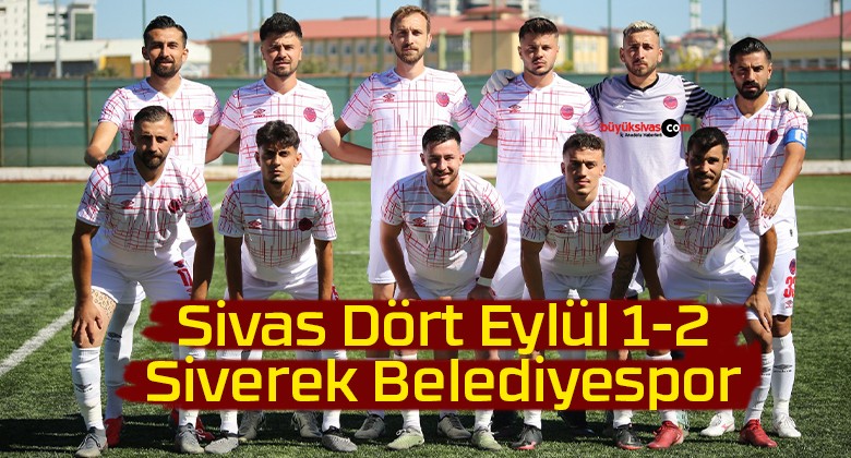 Sivas Dört Eylül 1-2 Siverek Belediyespor