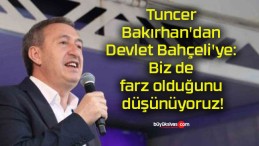 Tuncer Bakırhan’dan Devlet Bahçeli’ye: Biz de farz olduğunu düşünüyoruz!