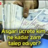 Asgari ücrete kim ne kadar zam talep ediyor?