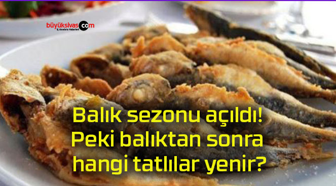 Balık sezonu açıldı! Peki balıktan sonra hangi tatlılar yenir?