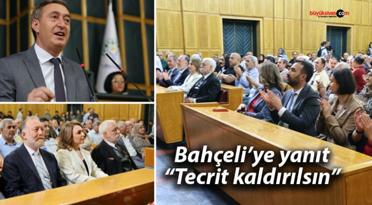 DEM Parti’den Bahçeli’ye yanıt! “Tecrit kaldırılsın Öcalan gelip konuşsun…”